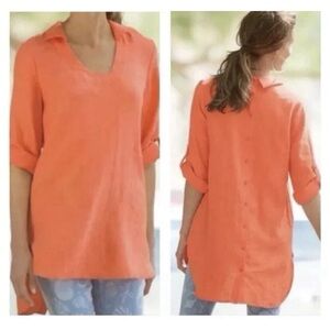 🌺 Soft Surroundings Morgana Tunic – Size PM (Petite Medium) 🌺